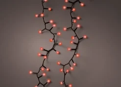 500 Cherry Red Compact Christmas Lights