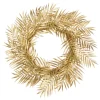 22″ (56Cm) Metallic Gold Fern Christmas Wreath