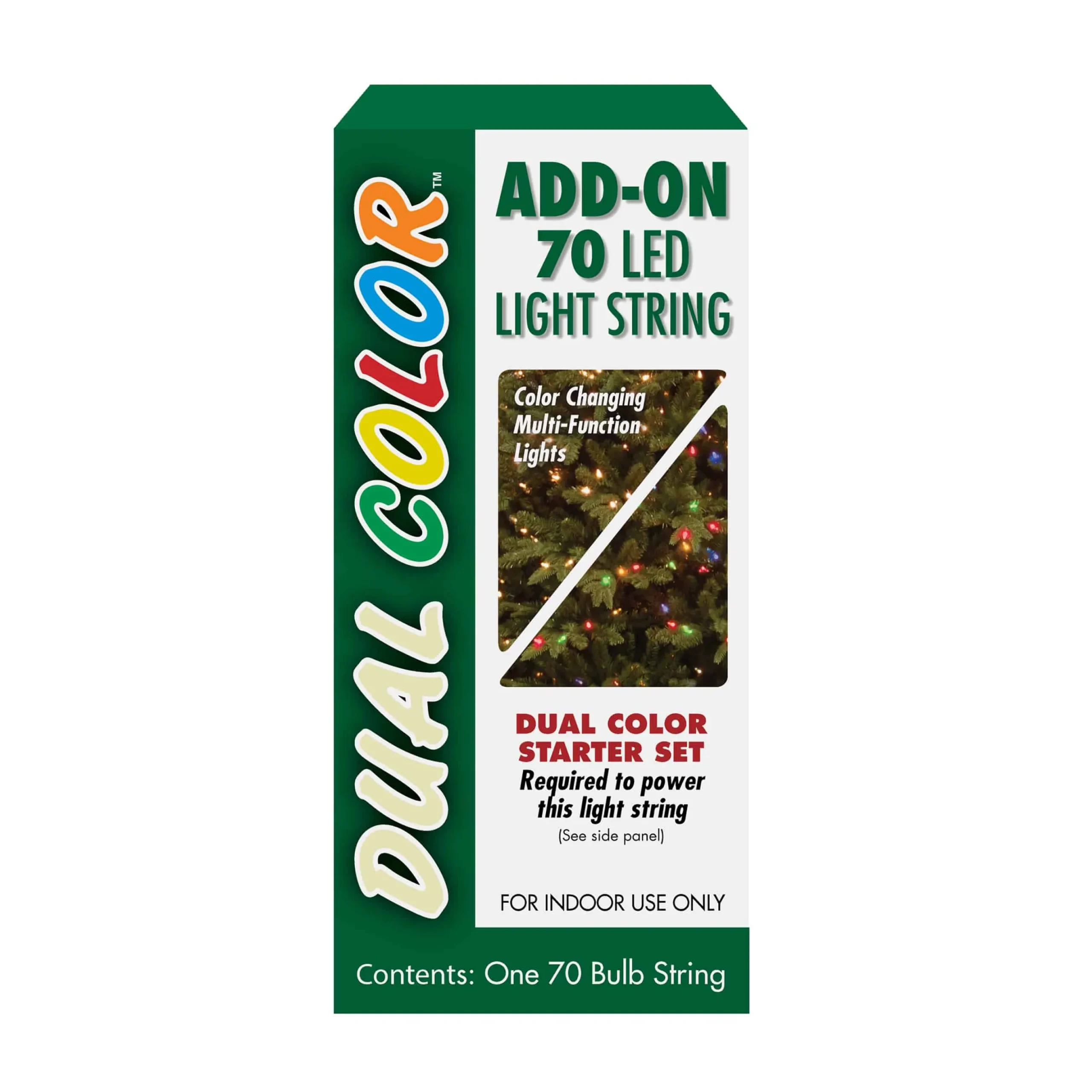 70 Dual Colour Led Christmas Lights Add-On Set