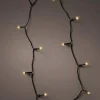 192 Durawise Classic Warm White Battery Christmas Lights With Timer (Black Wire)