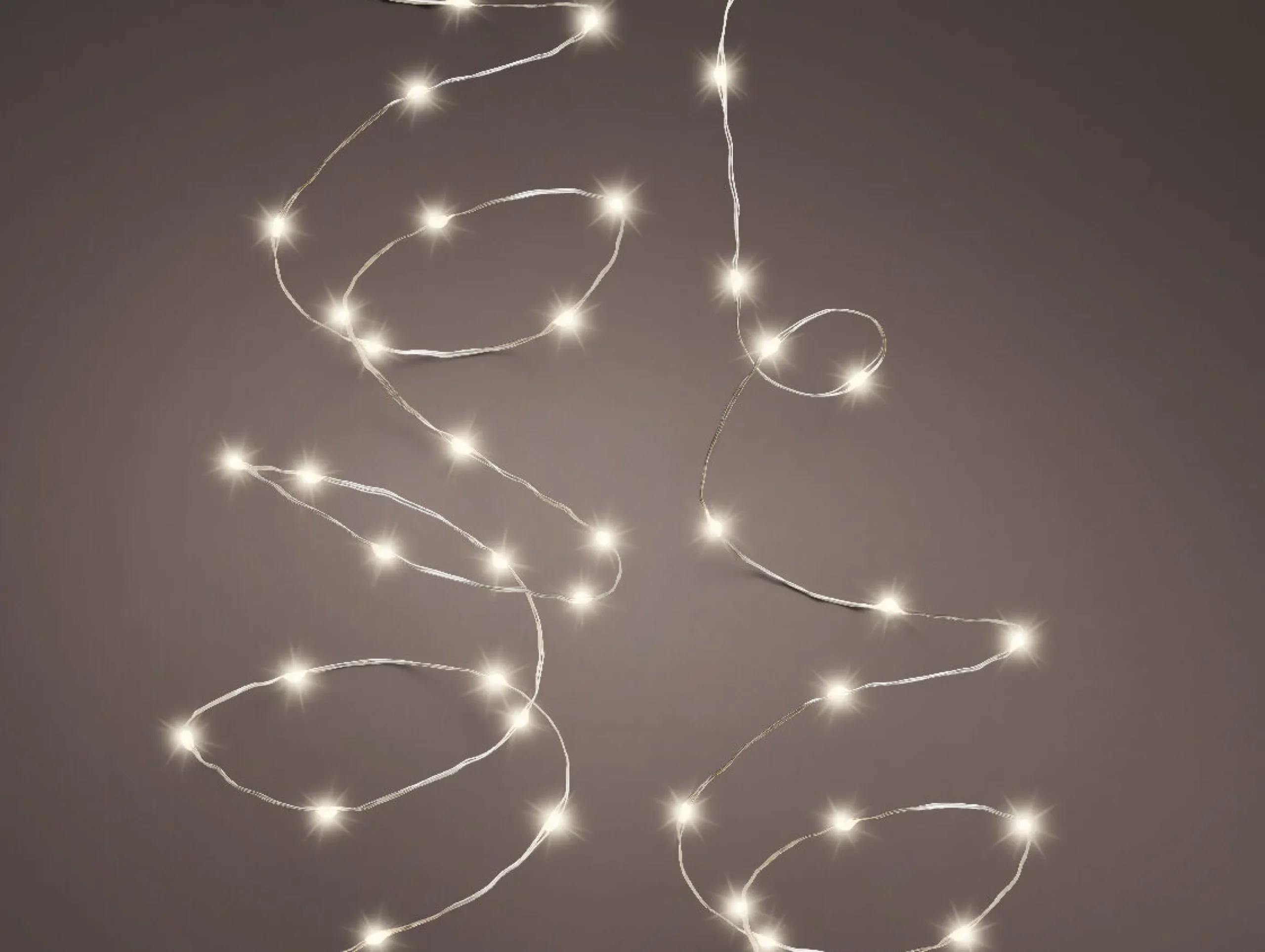 100 Durawise "Micro"Led Warm White Battery Christmas Lights