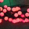 50 Extendable Outdoor Xp Led Red Berry Christmas Lights