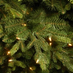 7.5 Ft Feel Real Carrington Fir Slim Pre-Lit Artificial Christmas Tree