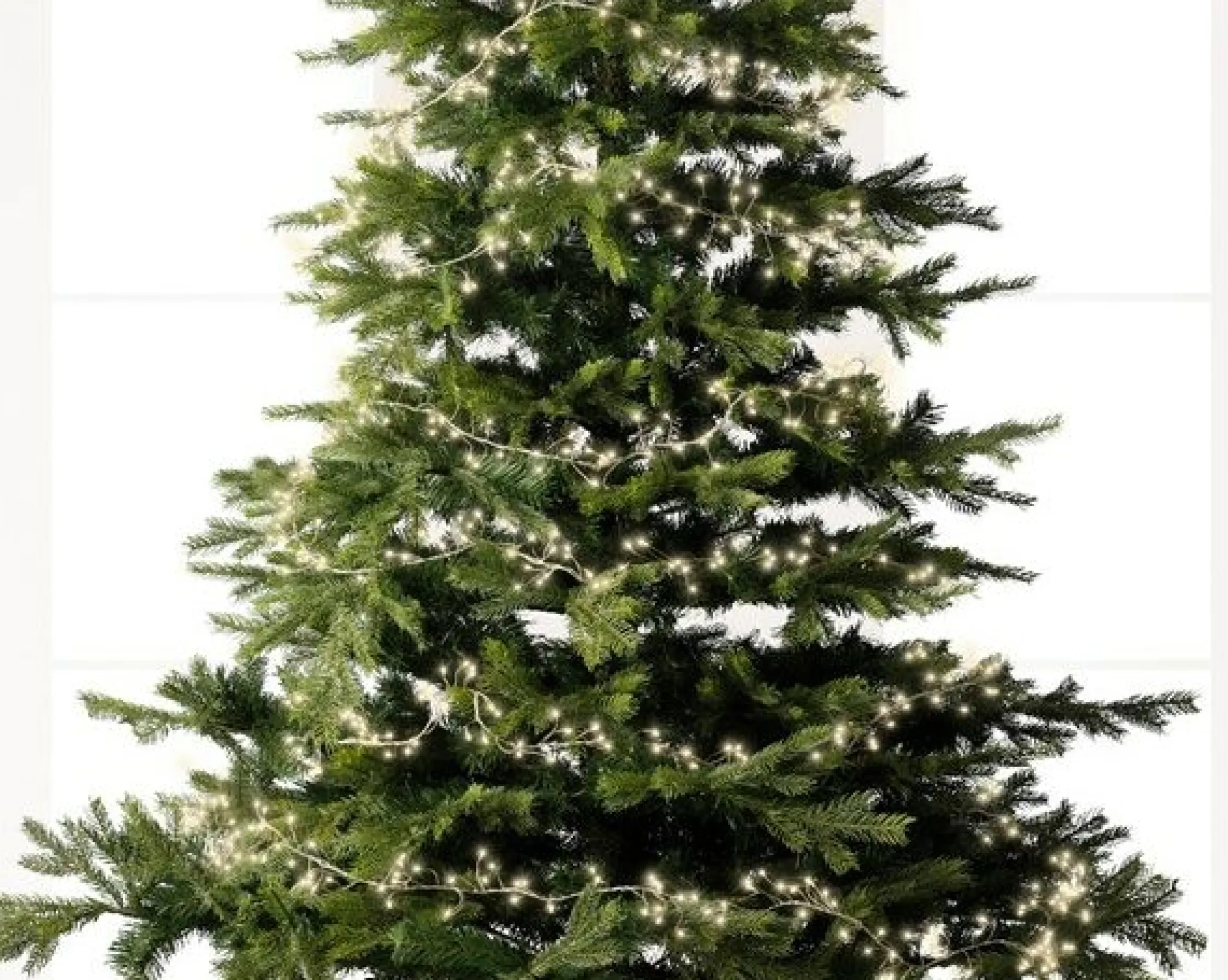 960 Micro Led Compact Twinkle Christmas Lights Warm White Silver Wire