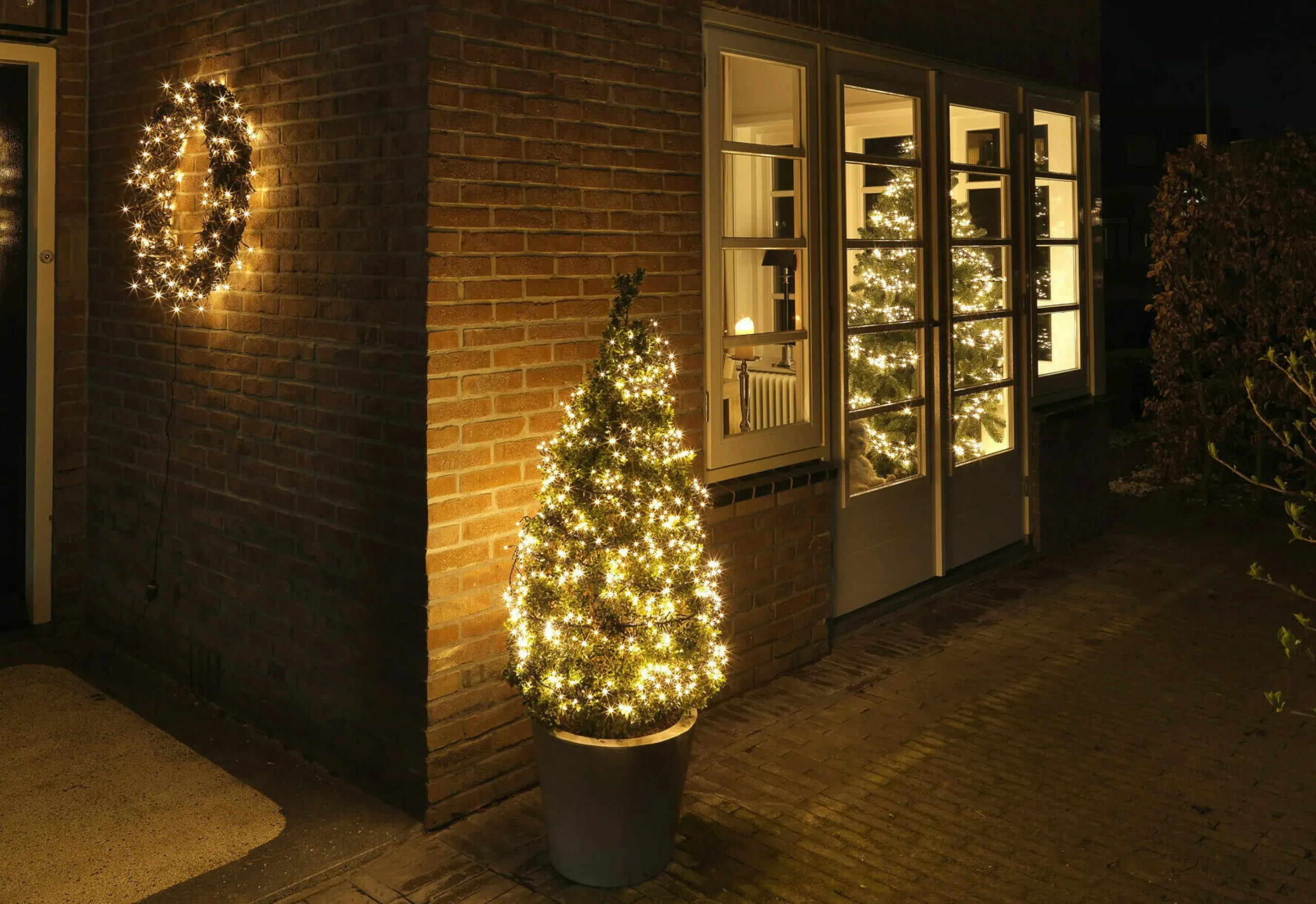 Battery Powered Warm White Led Christmas Lights