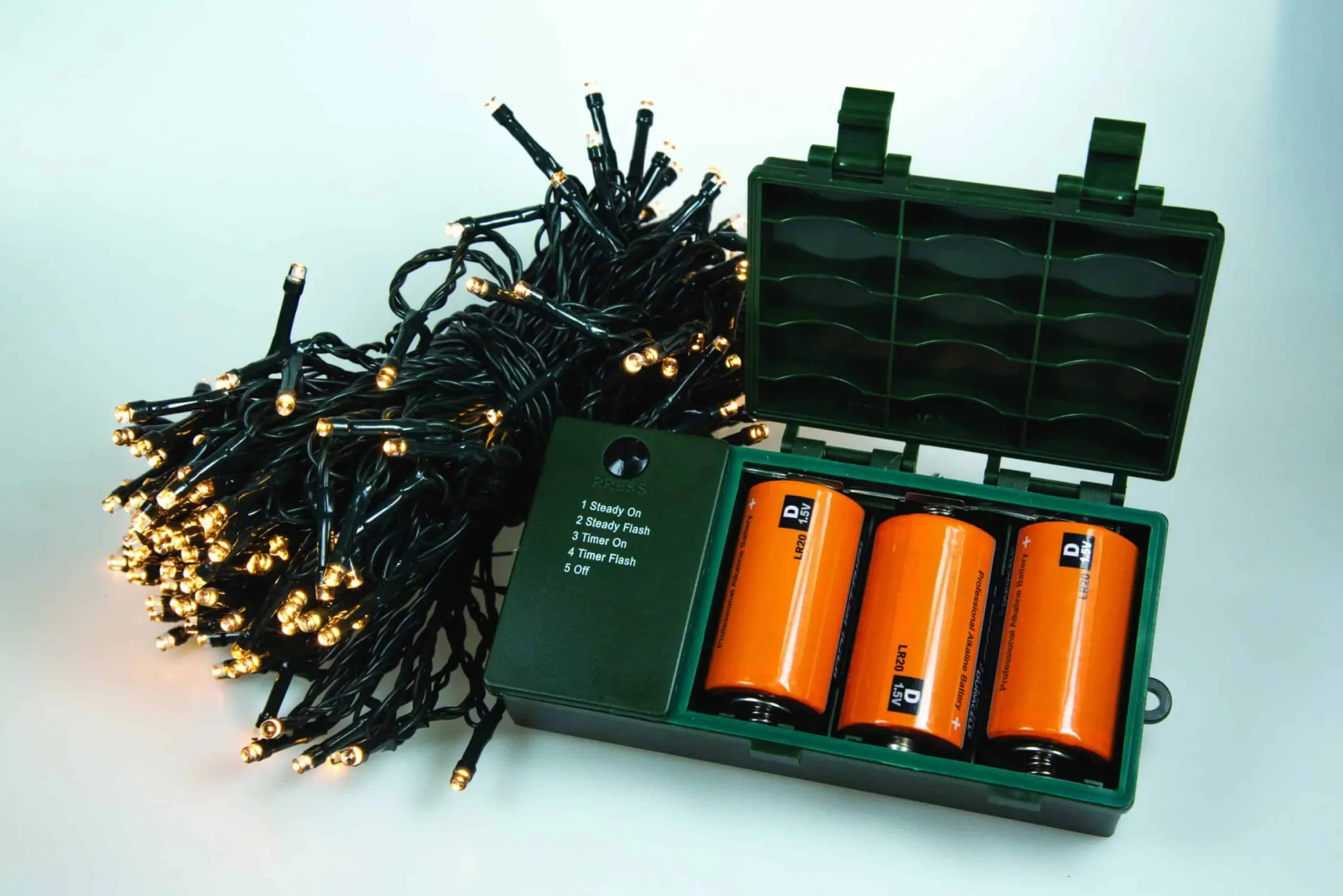 Battery Powered Warm White Led Christmas Lights