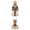 122Cm Nutcracker In White And Gold