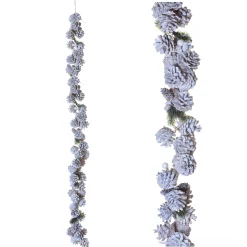 120Cm Pinecone Pearl Garland