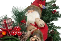 45Cm Santa On Sleigh