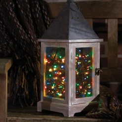 Durawise Multicoloured Battery Christmas Lights With Timer (Black Wire) Various Sizes