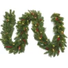 9Ft Everyday Collection Pre-Lit Christmas Garland With Pine Cones & Red Berries