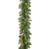 9Ft Feel Real Bayberry Spruce Pre-Lit Mains Powered Christmas Garland