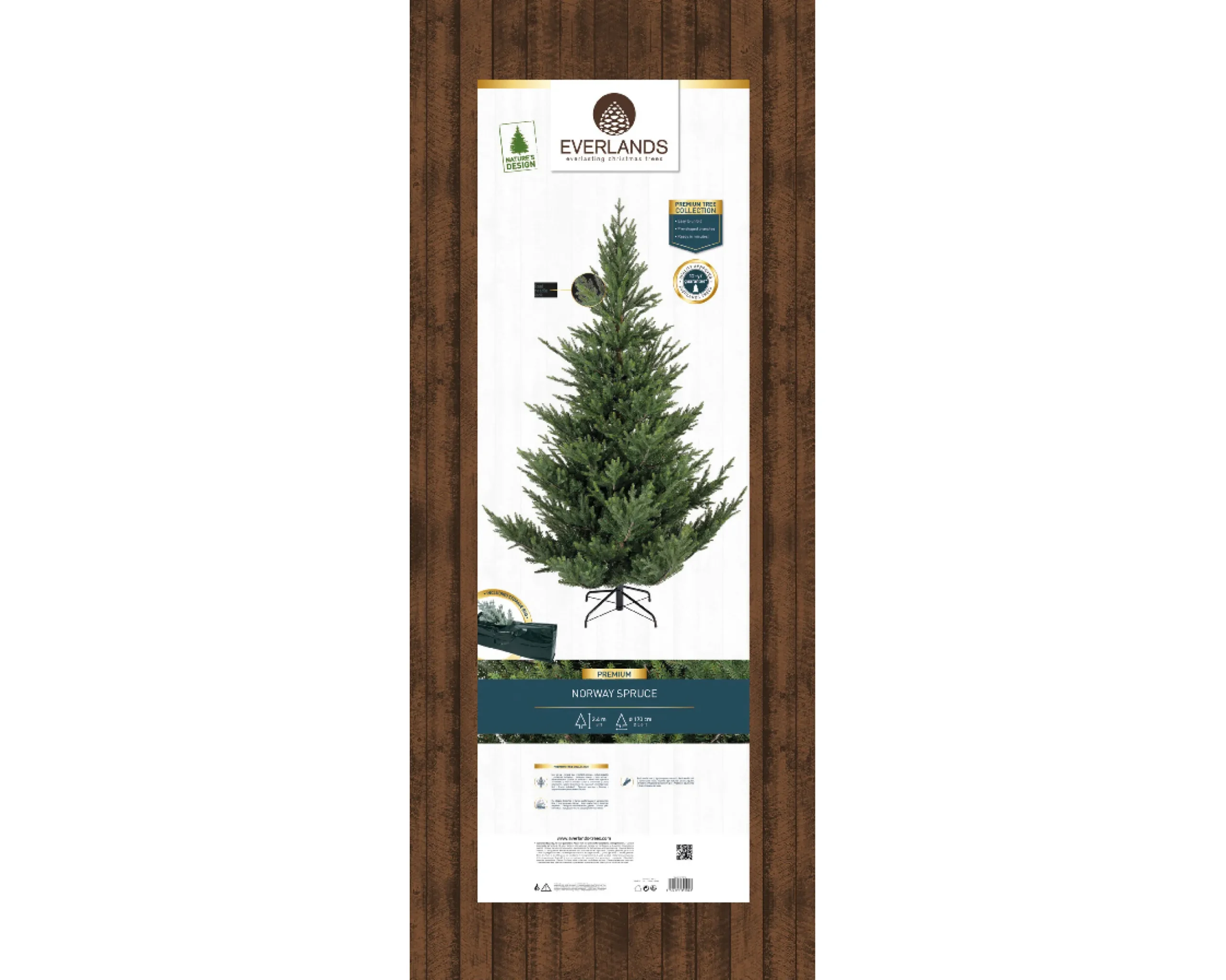 8Ft Grandis Fir Artificial Christmas Tree