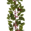5Ft Holly Berry Christmas Garland