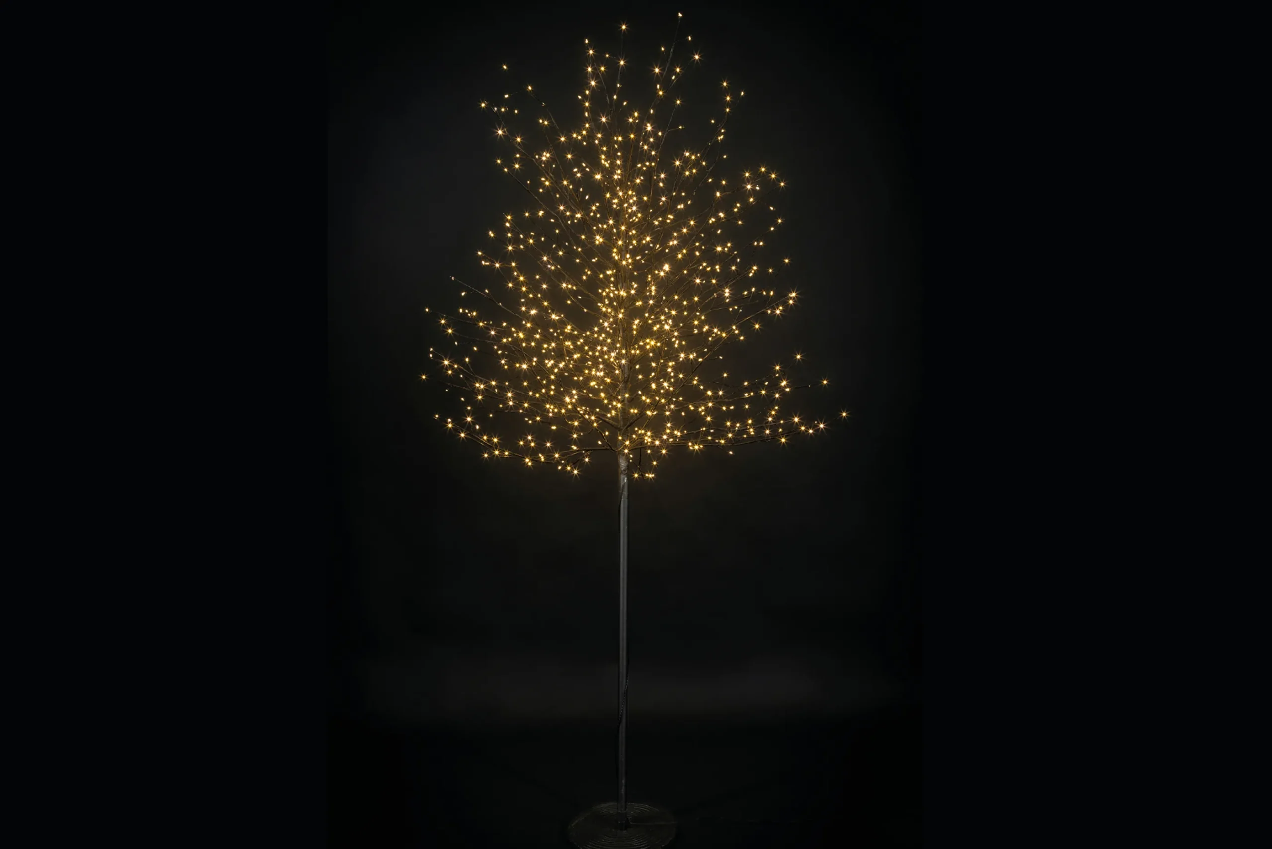 6Ft Led Christmas Tree Fausto Black