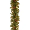 9Ft Pine Cone Pre-Lit Christmas Garland