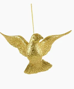 Gold Glitter Acrylic Dove