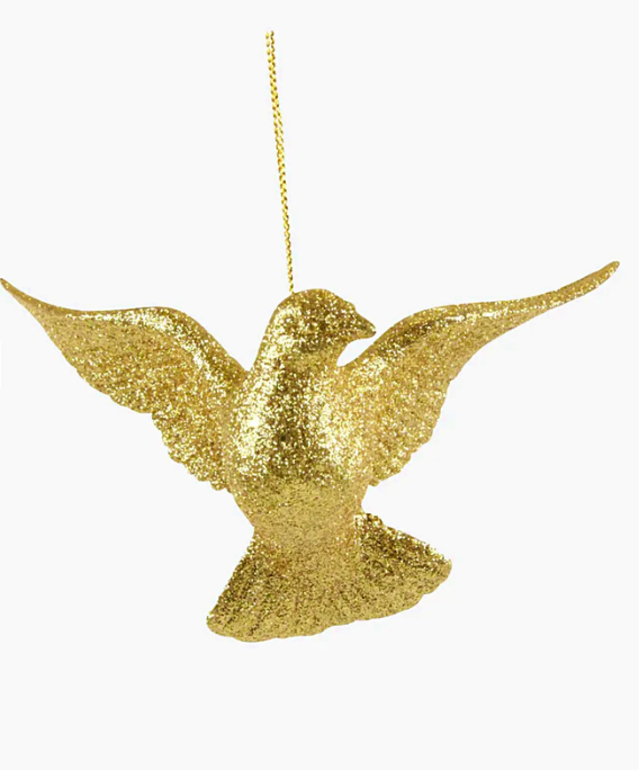 Gold Glitter Acrylic Dove