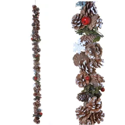 Snowflake Pinecone Garland – 75Cm And 120Cm
