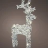 Warm White Led Acrylic Reindeer