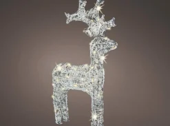 Warm White Led Acrylic Reindeer